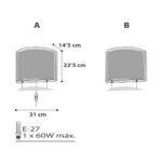 Clouds Gray απλίκα τοίχου διπλού τοιχώματος (41418E) - Image 5