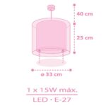 Unicorns παιδικό φωτιστικό οροφής (41592) - Image 4