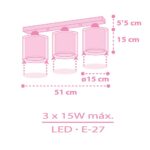 Unicorns τρίφωτο οροφής ράγας (41593) - Image 4