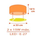 Sports Tennis πλαφονιέρα (41756) - Image 4