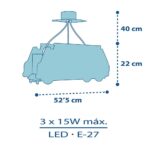 Firetruck κρεμαστό τρίφωτο οροφής (60610) - Image 6