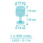 Whale Dreams Blue επιτραπέζιο φωτιστικό (61171T) - Image 5