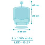 Whale Dreams Blue φωτιστικό οροφής (61172T) - Image 5