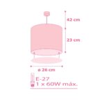 Colors Pink κρεμαστό φωτιστικό οροφής (62002[S]) - Image 3