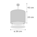 Colors Pink κρεμαστό φωτιστικό οροφής (62002[S]) - Image 4