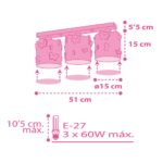 Butterfly τρίφωτο παιδικό οροφής (62143) - Image 3