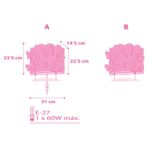 Butterfly απλίκα τοίχου διπλού τοιχώματος (62148) - Image 6