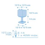 Baby Jungle Blue κομοδίνου παιδικό φωτιστικό (63111T) - Image 6