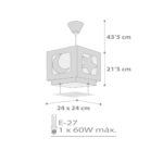 MoonLight Gray παιδικό φωτιστικό (63232E) - Image 5