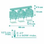 MoonLight Green τρίφωτο οροφής ράγας (63233NH) - Image 4