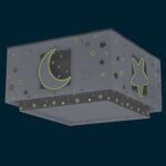 Moonlight Gray πλαφονιέρα (63236Ε) - Image 4