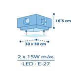 Moonlight Blue πλαφονιέρα (63236T) - Image 5