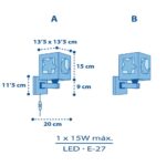 Moonlight Blue απλίκα τοίχου (63239T) - Image 6