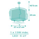 Mermaids παιδικό φωτιστικό οροφής (63442) - Image 5