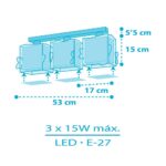 Little Shark τρίφωτο οροφής ράγας (63473) - Image 4