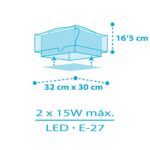 Little Shark πλαφονιέρα οροφής (63476) - Image 5