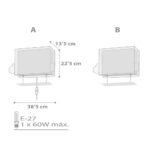 The Night Train απλίκα τοίχου διπλού τοιχώματος (63538) - Image 7