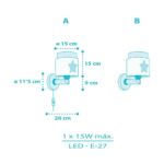 Baby Dreams Blue απλίκα τοίχου (76019T) - Image 6