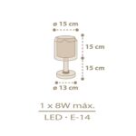 Baby Chick επιτραπέζιο παιδικό φωτιστικό (76871) - Image 6