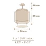 Baby Chick παιδικό φωτιστικό οροφής (76872) - Image 6