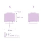 Stars Lilac απλίκα τοίχου διπλού τοιχώματος (81218[L]) - Image 5