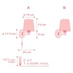 Starlight Pink απλίκα τοίχου (82219S) - Image 6